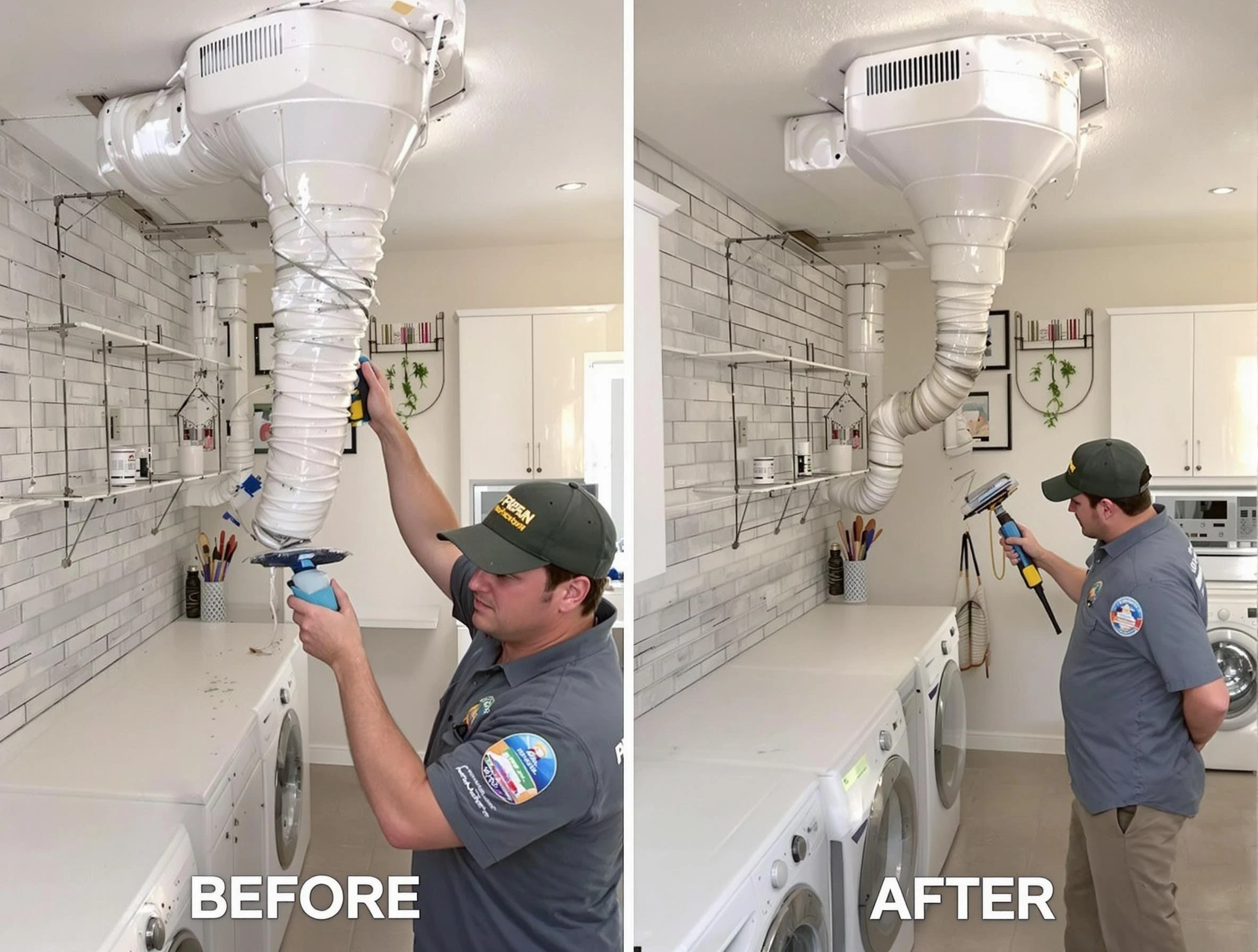 Professional dryer exhaust vent cleaning by Murrieta Dryer Vent Cleaning in Murrieta