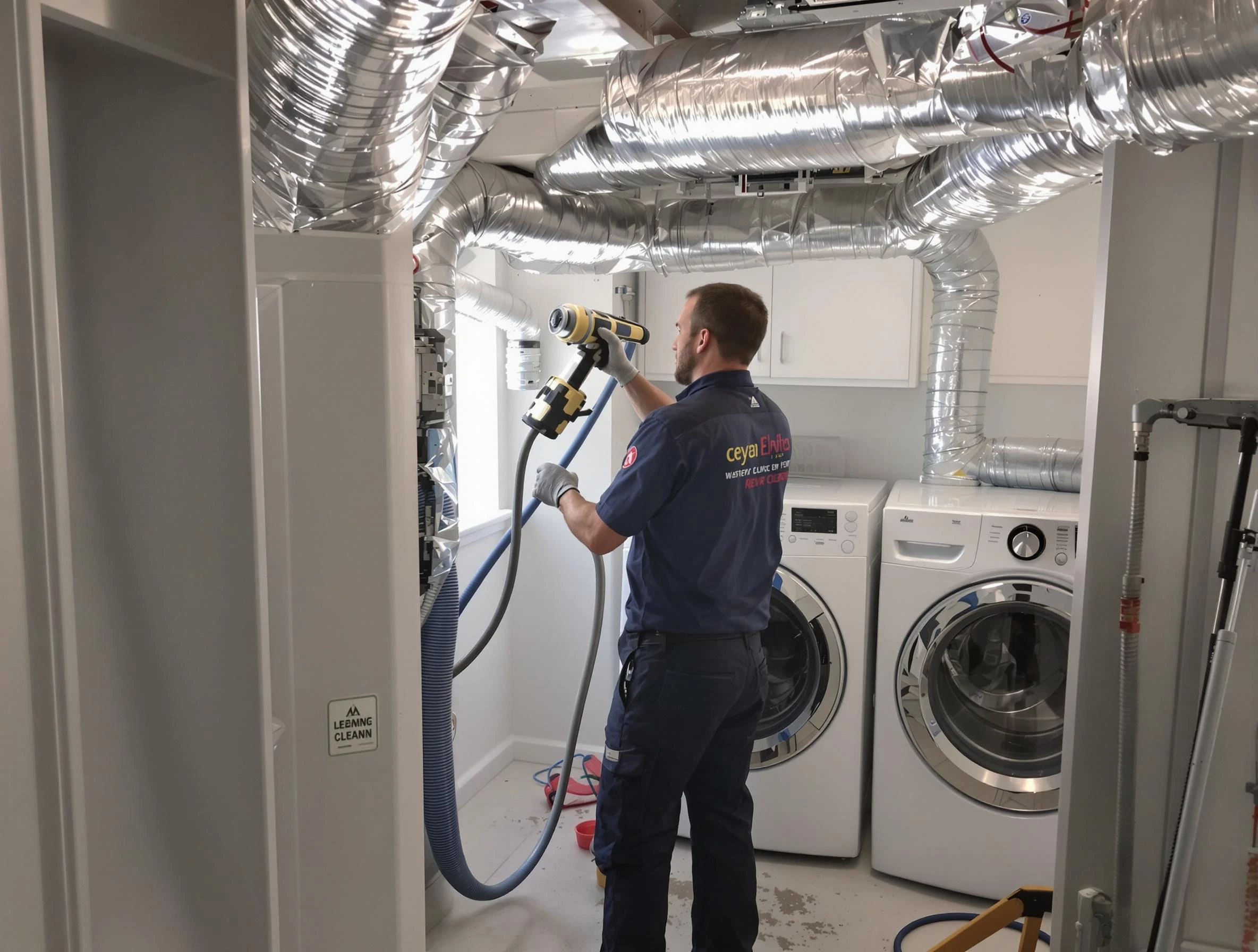 Murrieta Dryer Vent Cleaning specialist using advanced equipment for thorough duct cleaning in Murrieta