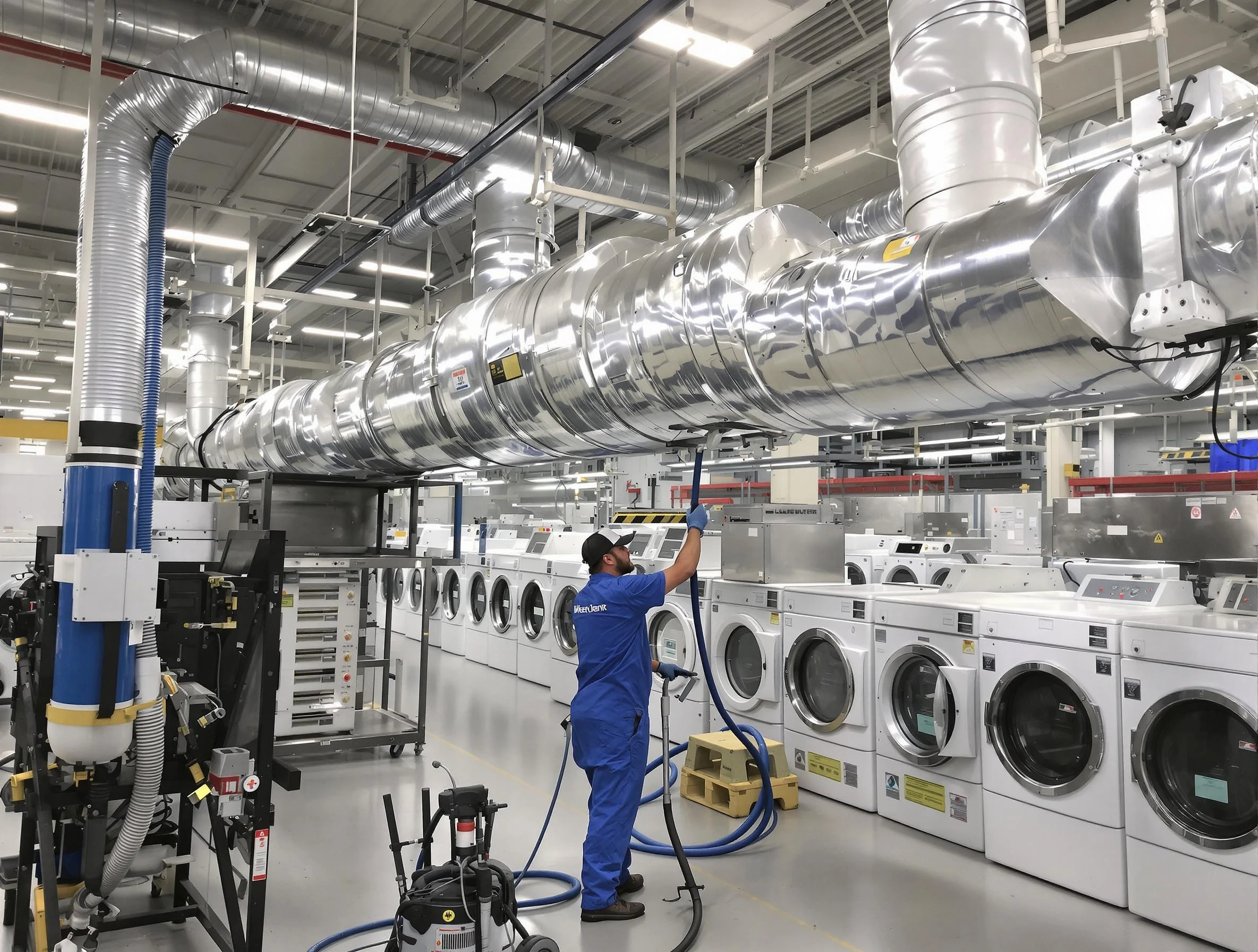 Murrieta Dryer Vent Cleaning team performing heavy-duty industrial dryer vent cleaning in Murrieta